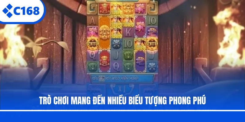 Trò chơi mang đến nhiều biểu tượng phong phú