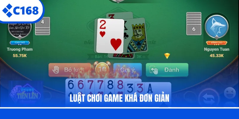 Luật chơi game khá đơn giản