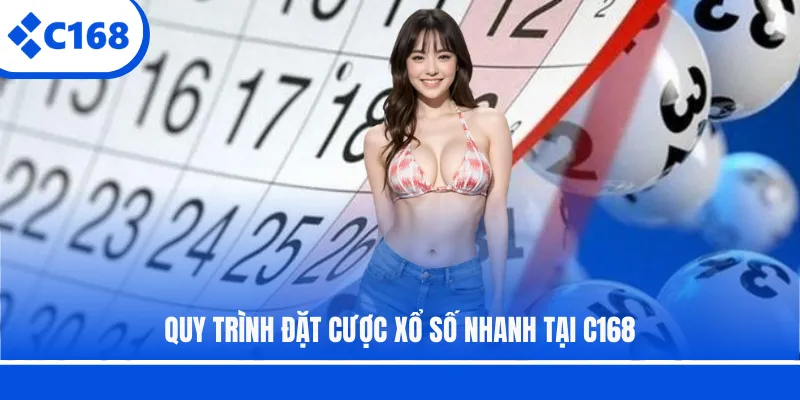 Quy trình đặt cược xổ số nhanh tại C168